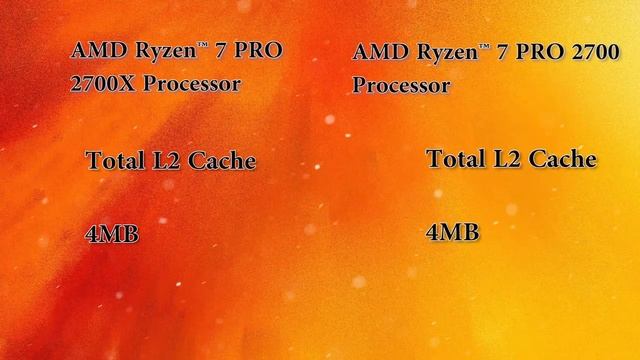 AMD Ryzen™ 7 PRO 2700X Processor vs AMD Ryzen™ 7 PRO 2700 Processor смотреть онлайн