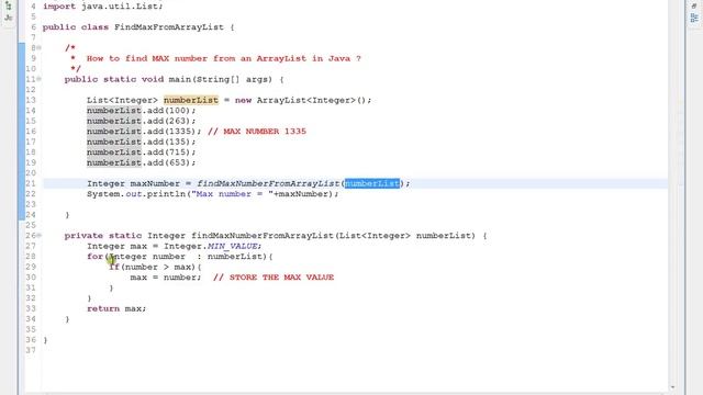 HOW TO FIND MAX NUMBER FROM AN ARRAYLIST IN JAVA смотреть онлайн