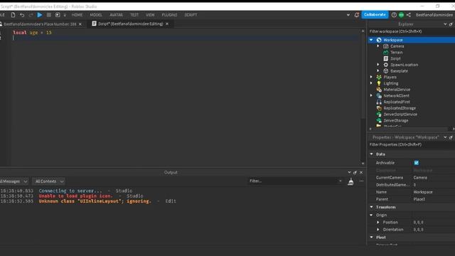 Learning Lua | Roblox Studio смотреть онлайн