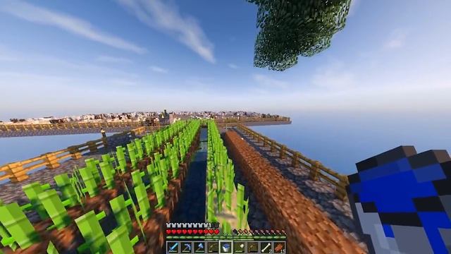 МАЙНКРАФТ ВЫЖИВАНИЕ НА ОСТРОВЕ - СКАЙБЛОК #14 ПОСТРОЙКА ФЕРМА МОБОВ - Икс-Фарм/X-Farm смотреть онлайн