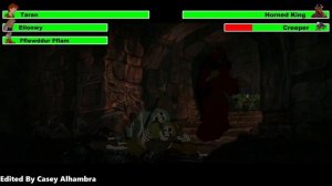 The Black Cauldron (1985) Final Battle with healthbars