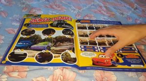 Cars Magazine With Dinoco Lightning McQueen/Журнал тачки с Молнией Маккуин 2010 год 10 выпуск