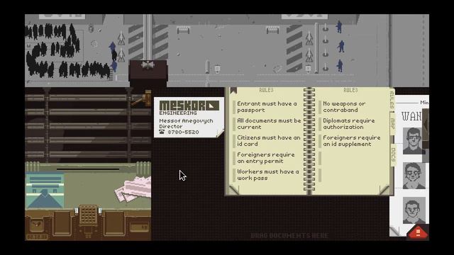 Papers Please - Becoming the Bad Inspector (Ep.2) смотреть онлайн