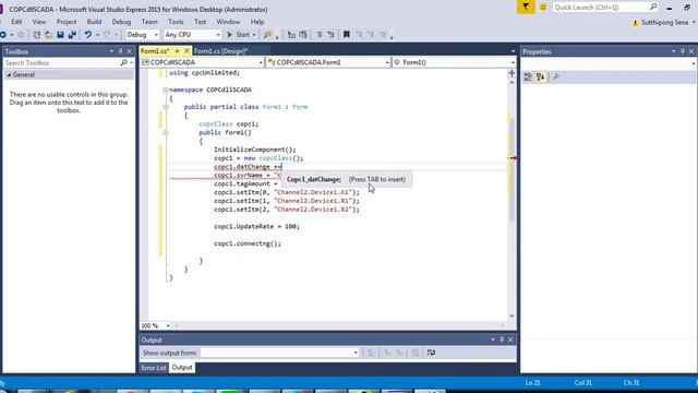 Create SCADA with C# and copc dll смотреть онлайн