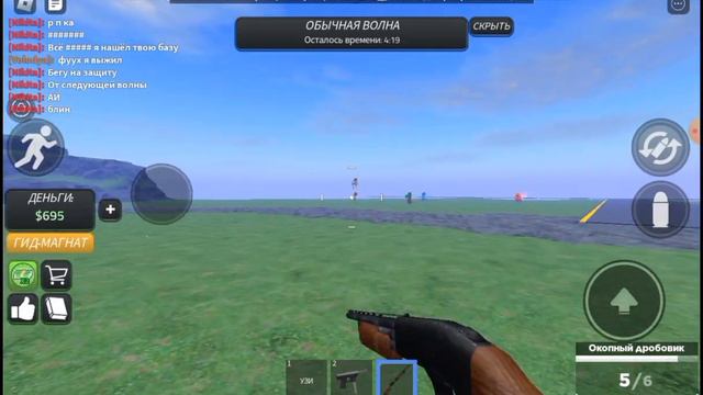 Моё первое видео. Roblox Zombie battle tycoon. смотреть онлайн