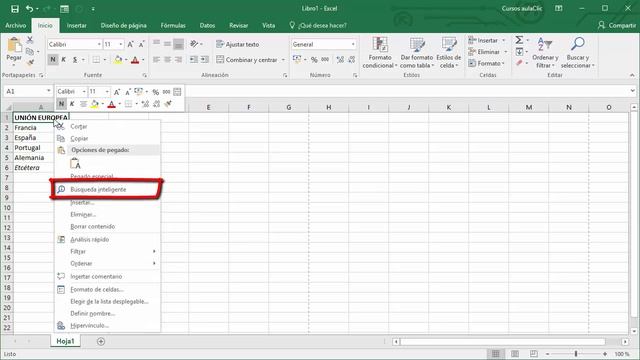 Curso de Excel 2016. 1.3. Búsqueda inteligente. смотреть онлайн