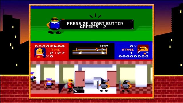 04 Bonanza Bros (Mega Drive Emulation) смотреть онлайн