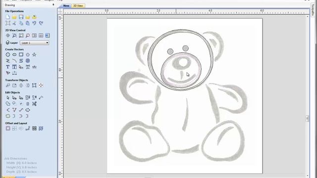 Vectric Tips & Tricks - Tracing Images Manually - Drawing Tools - Part 6 смотреть онлайн