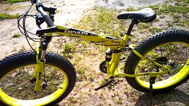 Фэтбайк обзор широкие колеса фэтбайк двух подвесной 21 скорость 24 колёса обзор