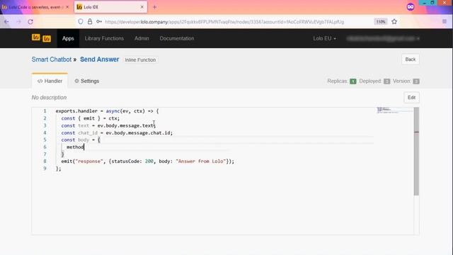 Build a Smart Chatbot with Telegram in Lolo Code смотреть онлайн