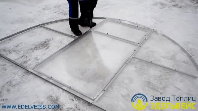 Инструкция по сборке торцевых сторон теплицы смотреть онлайн