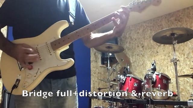 DiMarzio Super Distortion DP100F on a Fender Strat смотреть онлайн