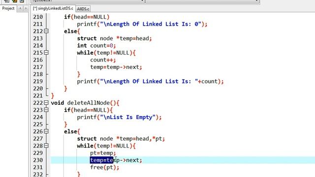 singly linked list | empty linked list, search a node, length of linked list |data structure|part 1 смотреть онлайн