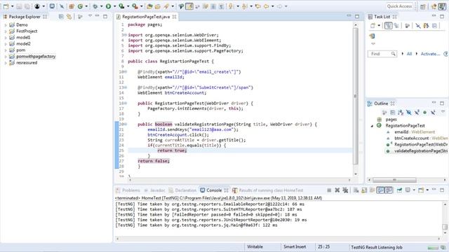 Page Object Model in Selenium using Page Factory - Part II смотреть онлайн