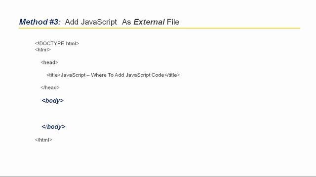 [#6] Different methods To JavaScript Code In Web Project? смотреть онлайн