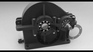 Сборка одноступенчатого цилиндрического редуктора.