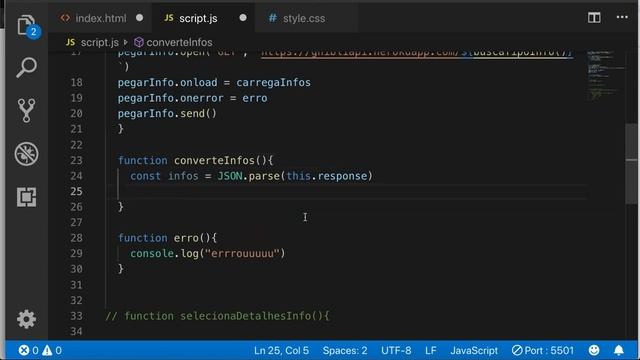 APIs REST com XHR смотреть онлайн