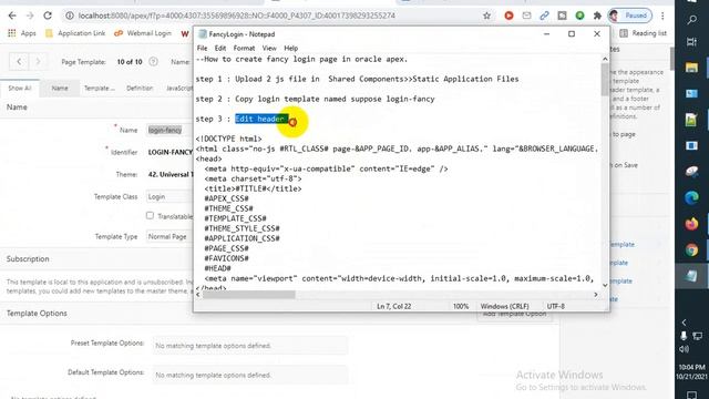 How to create fancy login page in oracle apex смотреть онлайн