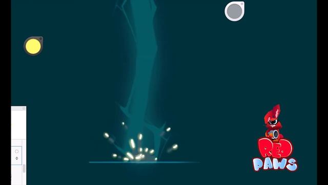 Создание покадровой анимации препятствия - молнии для мобильной игры "Red Paws" смотреть онлайн