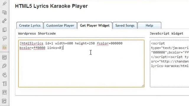 HTML5 Lyrics Karaoke Player смотреть онлайн