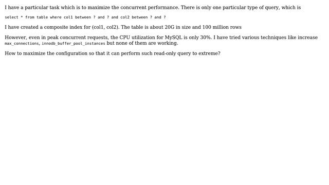 Databases: How to improve performance for read only innodb MySQL Database? смотреть онлайн