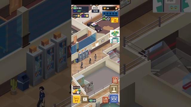 Прокачай свой полицейский участок! Idle Police Tycoon смотреть онлайн