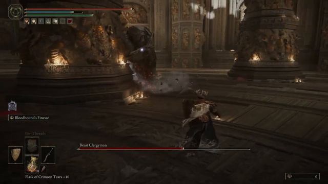 Elden Ring- Maliketh, the Black Blade- BOSS Fight- Bloodhound's Fang- Solo смотреть онлайн