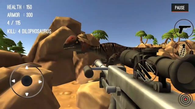 Dinosaur Hunter Dino City 2017 | Android Gameplay #24 смотреть онлайн