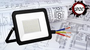 Прожектор светодиодный. Подключение. Основной недостаток.