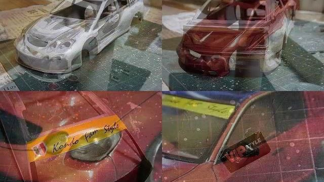 Building Custom ARISTO 1/24 Scale Model - Kondo Family Style ARISTO - Completion February 2015