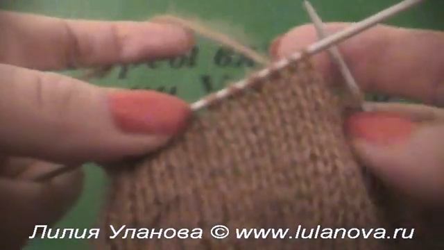 Носки классические - 3 часть - Knitting socks spokes - вязание пятки спицами смотреть онлайн