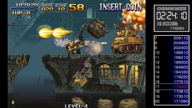 ACA NEOGEO METAL SLUG - Caravan Mode Walkthrough смотреть онлайн