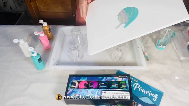 Hobbycraft Marbling Wall Art Project смотреть онлайн