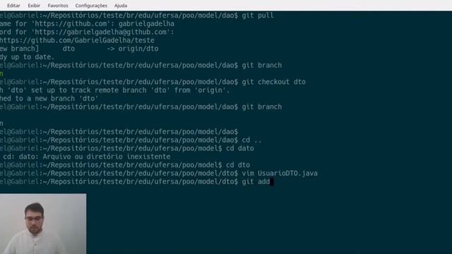 Como trabalhar em equipe no git/github смотреть онлайн