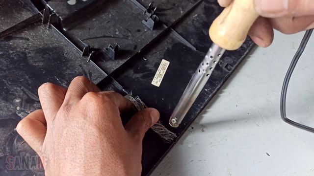 plastic welding method With cable! easy way to repair Broken Plastic! смотреть онлайн