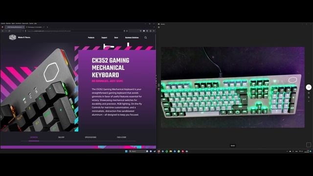 Cooler Master CK352 and CK720 mechanical keyboards смотреть онлайн