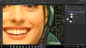 Вставляем лицо в шоколад Аленка в Фотошоп