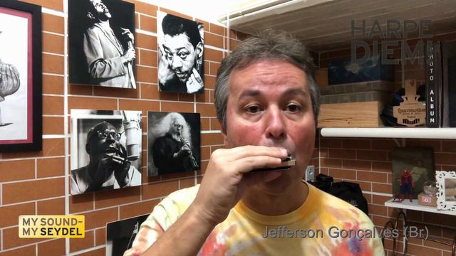 Harpe Diem! Cool rhythmic coordination lick with Jefferson Gonçalves, Brazil - SEYDEL смотреть онлайн