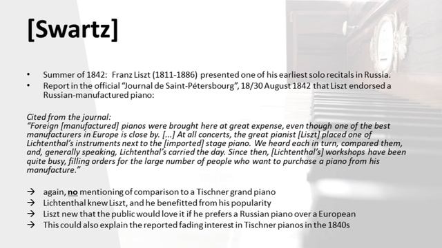 Biography of Johann August Tischner, piano builder смотреть онлайн
