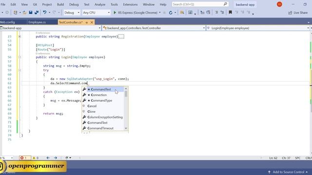 Login and Registration - ASP.Net WEB API and React JS смотреть онлайн