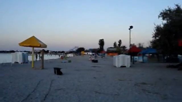 Пляж в поселке Черноморское Крым смотреть онлайн