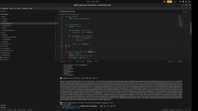 Первая лекция по языку программирования Tact. Автор - @nonam3e смотреть онлайн