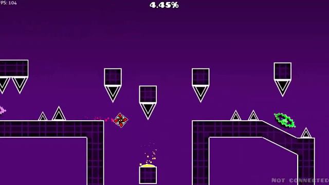 Geometry Dash [2.205] - Progress 39% На Уровне "Shitty KOCMOC" - By Artcraft0 (Me) смотреть онлайн