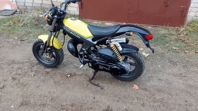 Suzuki Street Magic. Скутер, мопед и питбайк в одной раме. Краткий обзор и тест-драйв. смотреть онлайн