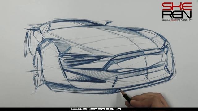 Car Design Sketch смотреть онлайн