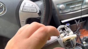 Тойота Камри V40 2.4 замена элемента солнцезащитного козырька