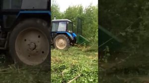 КУСТОРЕЗ К-1.7 НА ТРАКТОР МТЗ-82/ WWW.KUSTOREZ.COM