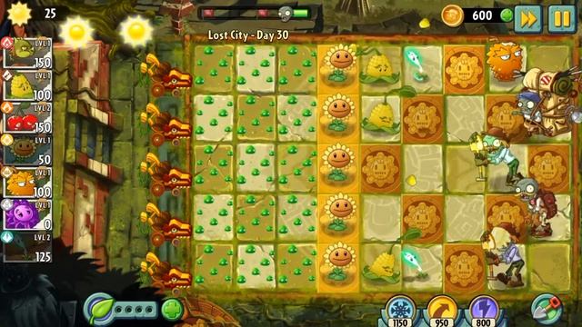 Plants vs Zombies 2 Lost City days 29-31 / Растения против Зомби 2 Затерянный Город день 29-31 смотреть онлайн