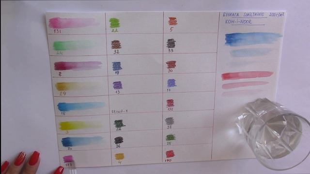 Акварельные карандаши Koh-i-Noor Mondeluz. Koh-i-noor watercolor pencils. смотреть онлайн