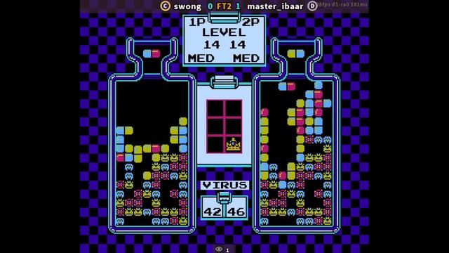 [Dr. Mario NES versus] swong vs. master_ibaar (FT2) - 11.01.2022 смотреть онлайн